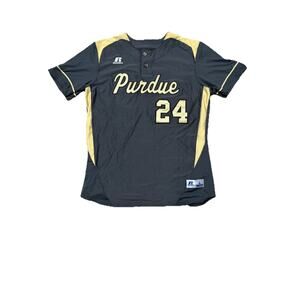 NCAA PURDUE BOIlERMAKERS RUSSELL BASEBALL JERSEY MENS L